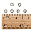 Brass Grade A Crystal Rhinestone Spacer Beads RB-A006-6MM-N-4