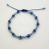 Evil Eye Resin Braided Bead Bracelets SL6023-2-1