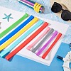 10Pcs 10 Styles Silicone Towel Bands for Beach Chairs AJEW-AR0001-88-4