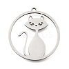 201 Stainless Steel Pendants STAS-S176-03P-1-1
