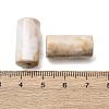 Two Tone Opaque Acrylic Imitation Gemstone European Beads SACR-K005-04C-3
