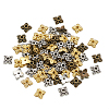 Alloy Tibetan Style Bead Caps TIBEB-TA0001-09-3