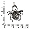 Halloween Alloy Enamel with Rhinestone Pendants FIND-Z098-02B-3