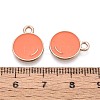 Alloy & Enamel Pendants ENAM-T021-69G-3
