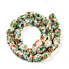 Spray Painted Resin Beads Strands RESI-N041-01C-2