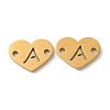 Ion Plating(IP) 304 Stainless Steel Connector Charms STAS-C081-04G-A-1