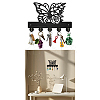 Wood & Iron Wall Mounted Hangers HJEW-WH0055-146-9