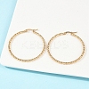 Ion Plating(IP) 304 Stainless Steel Big Hoop Earrings EJEW-L215-16G-4