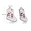 Alloy Enamel Pendants ENAM-P030-2-2