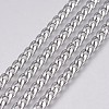 Tarnish Resistant 304 Stainless Steel Curb Chains CHS-G005-B-03P-1