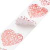 500 Paste  Paper Self-Adhesive Heart Stickers AJEW-S085-02E-3