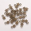 Tibetan Style Stamping Blank Tag Charms Pendants LS-X-TIBEP-A123046-AB-FF-1