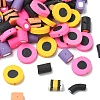 Mixed Shapes Handmade Polymer Clay Beads CLAY-R060-113-1