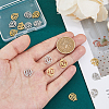 16Pcs 4 Styles 304 Stainless Steel Pendants STAS-DC0016-67-3