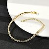 Clear Cubic Zirconia Tennis Bracelet BJEW-A132-02G-6