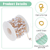 DIY Brass ABS Imitation Pearl Bead Handmade Chains Necklaces Making Kits DIY-HS0001-65A-4