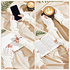 3Pairs 3 Colors Acrylic Fibers Long Knitted Fingerless Gloves AJEW-GA0008-18-3