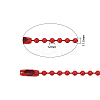 Eco-Friendly Iron Ball Chains with Connectors IFIN-CJ0001-14-2