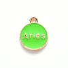 Alloy Enamel Pendants X-ENAM-S124-01B-06A-3