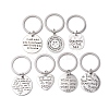 Tibetan Style Alloy Keychain KEYC-JKC00928-1