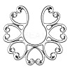 Stainless Steel Flower Clip On Nipple Rings WG76523-03-1