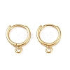 Brass Hoop Earring Findings KK-P310-26B-G-1