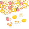 40Pcs Opaque Resin Cabochons CRES-FS0001-21-3