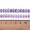 Crackle Transparent Glass Beads Strands GLAA-N068-03A-11-4