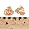Brass Micro Pave Cubic Zirconia Charms KK-F906-07G-3