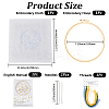 Plastic Polyester AJEW-WH20077-018A-2