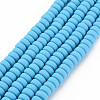 Handmade Polymer Clay Beads Strands LS-CLAY-N008-95-2