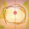 Glass Seed Rondelle Beaded Waist Beads WGC6815-12-1
