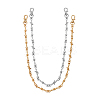 2Pcs 2 Colors Alloy Trouser Chain HJEW-PH02273-6