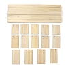 3-Slot Wooden Earring Display Card Stands LS-EDIS-R027-01B-03-2