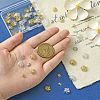 60Pcs 6 Styles Flower Brass Fancy Bead Caps KK-CJ0002-20-NR-4
