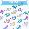 20Pcs Ion Plating(IP) 201 Stainless Steel Pendants STAS-DC0007-10-4