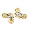304 Stainless Steel Pendants STAS-D263-12A-G-2