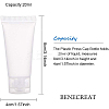 20ml Matte PE Plastic Refillable Flip Top Cap Bottles MRMJ-WH0024-01A-2
