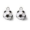 Brass Enamel Charms KK-K351-59P-1