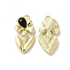 Glass Flower Of Life Pendant PALLOY-K001-073G-01-1