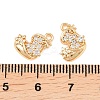 Christmas Brass Micro Pave Cubic Zirconia Pendants KK-L261-15B-G01-3