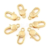 SHEGRACE Brass Lobster Claw Clasps XGR0014G-50G-1