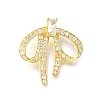 925 Sterling Silver Pave Clear Cubic Zirconia Pendants STER-P067-04G-1
