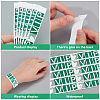 100Pcs Paper Disposable Wristbands BJEW-CN0001-10C-3