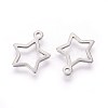 Tarnish Resistant 304 Stainless Steel Charms LS-X-STAS-F187-07P-1