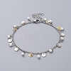 304 Stainless Steel Anklets AJEW-AN00282-1