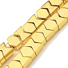 Electroplated Synthetic Non-magnetic Hematite Beads Strands G-C136-A01-03-1