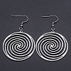 Non-Tarnish 201 Stainless Steel Dangle Earrings X-STAS-S105-JN602-1-1