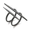 304 Stainless Steel Cuff Open Rings LS-RJEW-D338-02G-EB-2