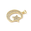 Brass Micro Pave Cubic Zirconia Pendants KK-L239-017G-2